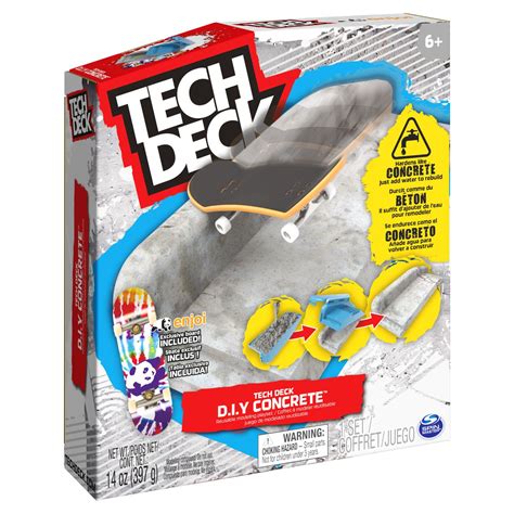 Buy Tech Deck Diy Concrete Reusable Modeling Set 5 Pk From Tkc Sales Ltd