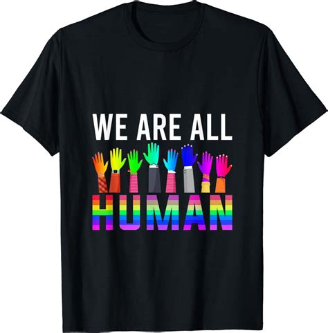 Human Rights Rainbow Lesbian Gay Lgbtq Pride Month Lgbt T Shirt