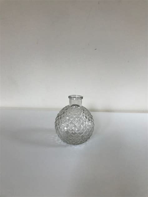 Clear Glass Round Bud Vases The Luxe Touch