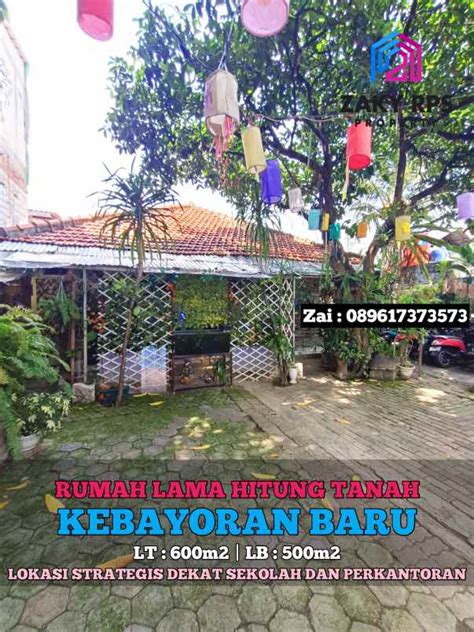 Kebayoran Baru Dijual Rumah Lama Hitung Tanah Beserta Kamar Kos