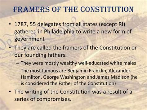 The Constitution Formation Of A New Government Ppt Download