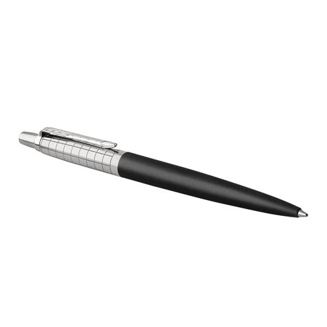 Parker Jotter Premium Ballpoint Pen Bond Street Black Chrome Trim