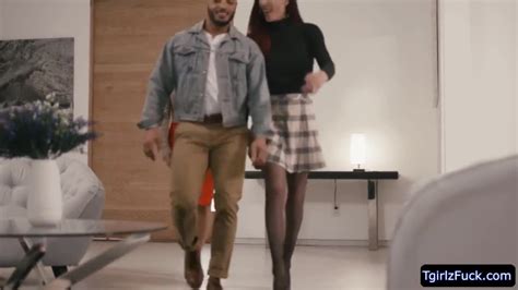 Chesty Tattooed Trans Babe Foxxy Sucks And Fucks Her St Ashemaletube