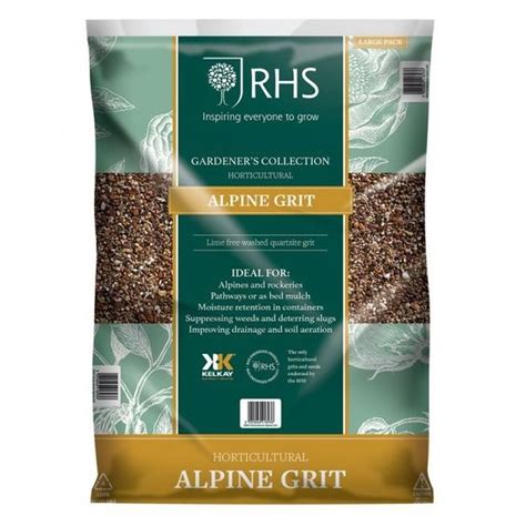 Rhs Horticultural Alpine Grit Lg 20kg Gravel Pebble Bags