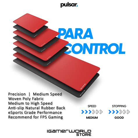 Pulsar ParaControl V2 Medium Speed Gaming Mousepad | Shopee Philippines