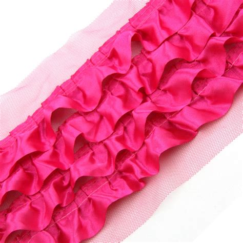 White Chiffon Ruffles Trim Chic Chiffon Ruffle Fabric Tutu Etsy