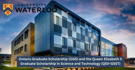 Canada – Ontario Graduate Scholarship (OGS) 2025/2026 for International