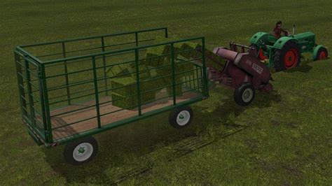 Classic Bale Wagon V1 0 0 0 Fs2017 Farming Simulator 2025 Mod Ls