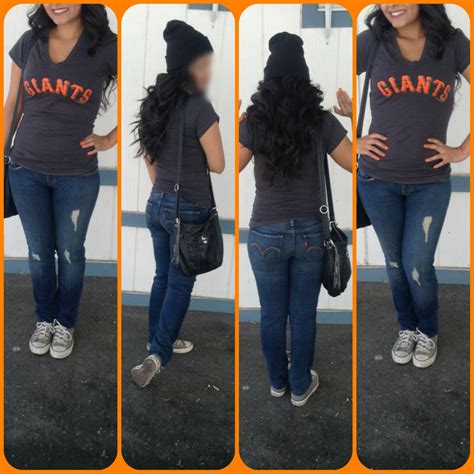 Sf Giants Game Outfit Gaming Clothes Gameday Outfit Baseball Game