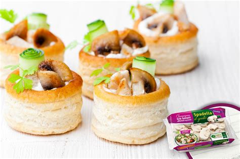 Vol Au Vent Con Ricotta E Funghi Ricette In Cinque Minuti