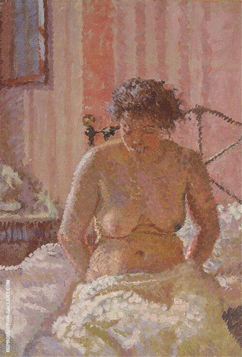 Nude In An Interior By Harold Gilman Oil Painting Reproduction
