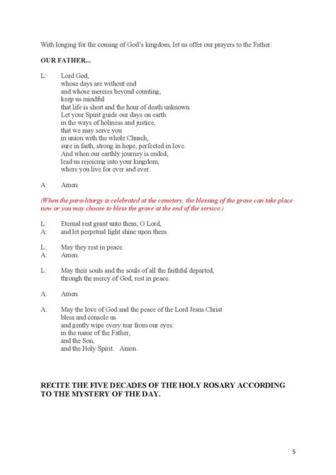 All Souls Day Prayer 2020