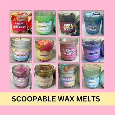 Scoopable Wax Melts Pick Your Scent Wax Melt Soy Wax Melts T For Candle Lovers T