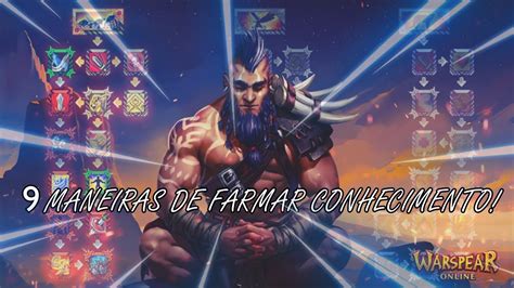 Warspear Online Formas De Farmar Conhecimento Youtube