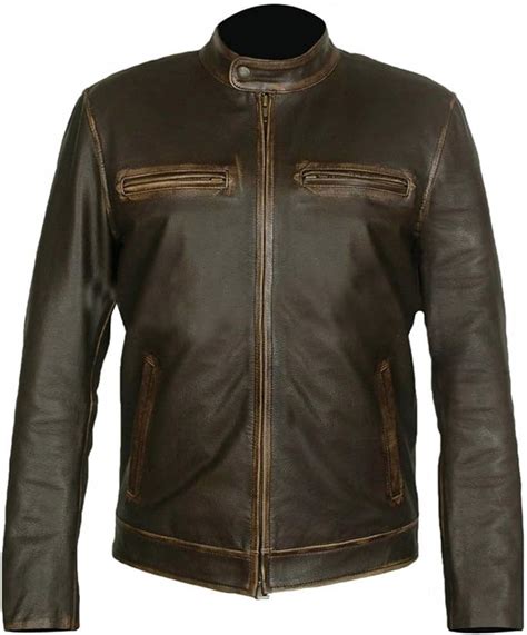 Mark Wahlberg Contraband Distressed Leather Jacket - Famous Jackets