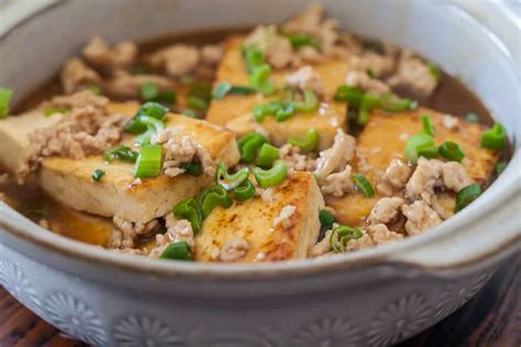 Braised Tofu With Ground Pork Steamy Kitchen Recipes