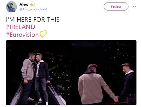 Eurovision Song Contest People Loved Ireland S Emotional Gay Dance Routine Pinknews