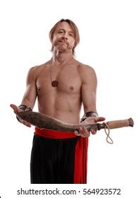 Actor Athlete Man Trousers Naked Torso Stock Photo 564923572 Shutterstock