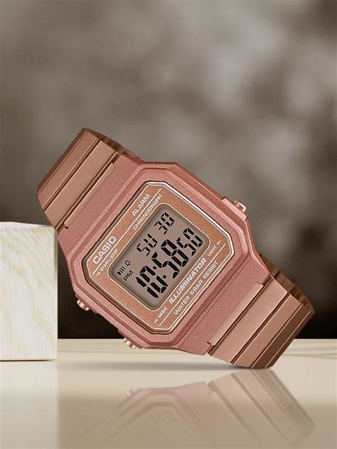 Buy CASIO Vintage B650WC 5ADF Rose Gold Digital Dial Rose Gold