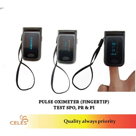 Pulse Oximeter Fingertip Test SPO PR PI Shopee Malaysia