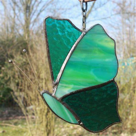 Stained Glass Butterfly Suncatcher - Etsy