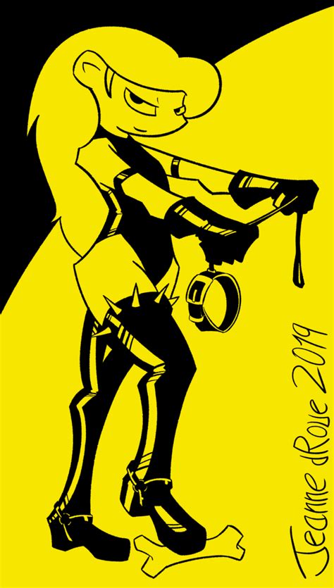 Yellow Leather By Jeanne DRoue Hentai Foundry