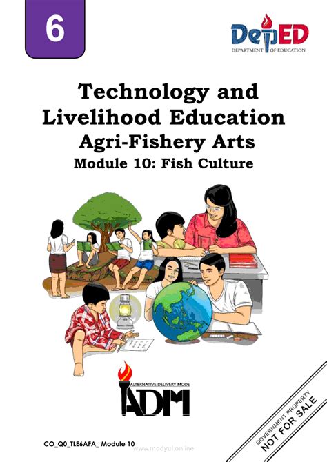 TLE 6 Agri-Fishery Arts Module 10: Fish Culture | Grade 6 Modules