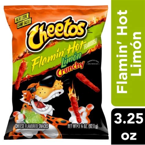 Cheetos Flamin Hot Limón Crunchy Cheese Snacks 3 25 oz Fred Meyer