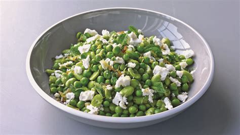 Broad Bean Pea Feta And Mint Salad Leiths School Of Food And Wine