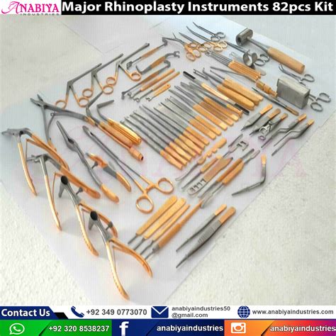 Major Rhinoplasty Instruments Set Of 82 Pcs Nose Plastic Surgery