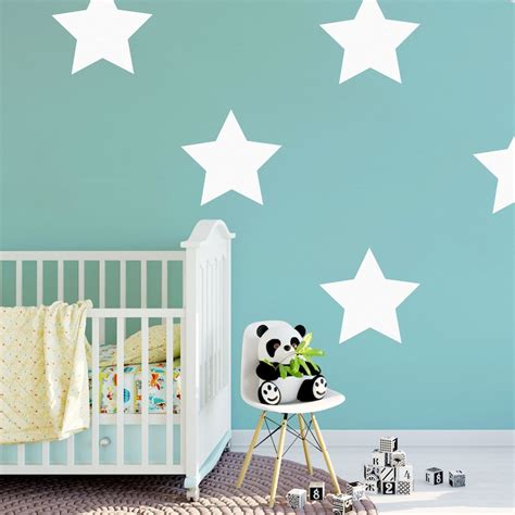 Giant Star Wall Sticker Large Star Wall Decal Etsy