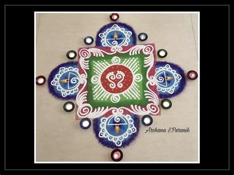 9 Beautiful Lakshmi Rangoli Design Ideas For Eco-Friendly Diwali 2019 ...