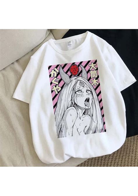 Beyaz Senpai Ahegao T Shirt Kad N Hentai Himiko Toga Waifu Grafik T Shirt Japon Animesi G Mlek
