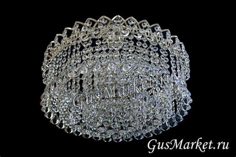 Хрустальная люстра "Капель" Конус