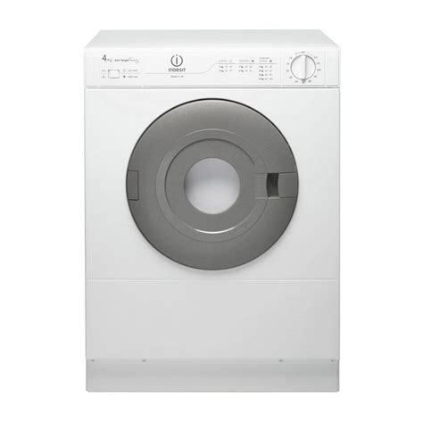 Indesit NIS41V Freestanding Airvented Compact Dryer 4Kg White Timer Dry