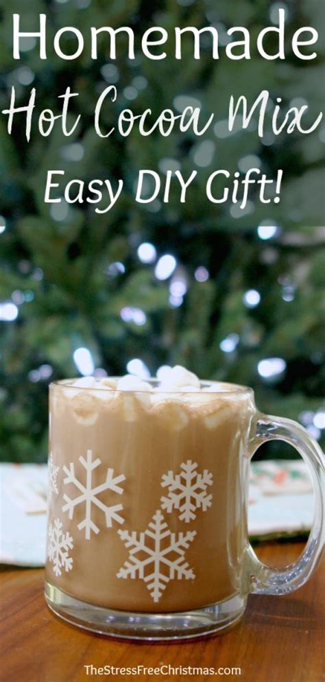 Homemade Hot Chocolate Mix The Stress Free Christmas