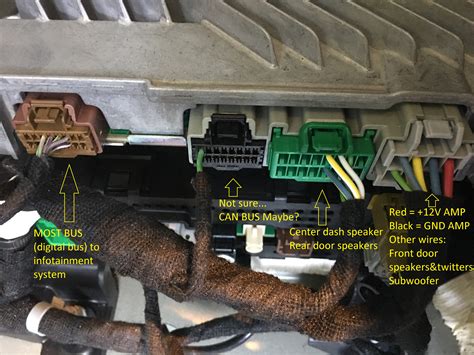 BOSE Wiring diagram for AMP installation