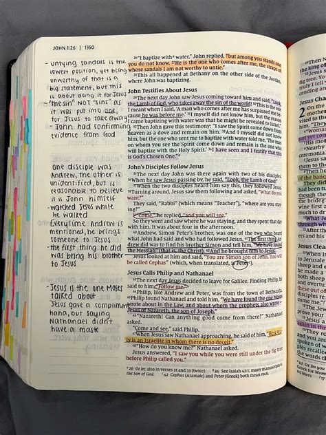 Colorful Bible Study Notes