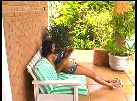 Filthy Brunette Tranny Outdoor Fuck AShemaletube