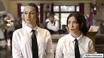 Big Tits Trans Khloe Kay Finds Her Coworker Likes Girls And They Kiss The Tgirl Licks Her Pussy