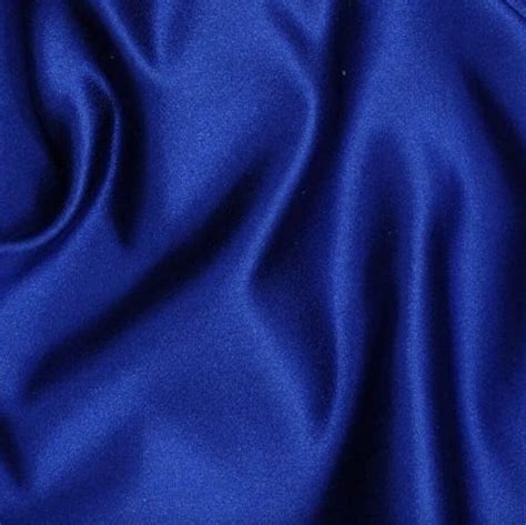 Royal Blue Bridal Satin Fabric Silky Smooth Shinny Sold By Etsy