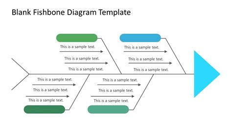 Blank Fishbone Diagram PowerPoint Template