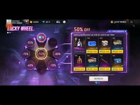 New Free Fire Lucky Wheel Discount Event Bundle YouTube