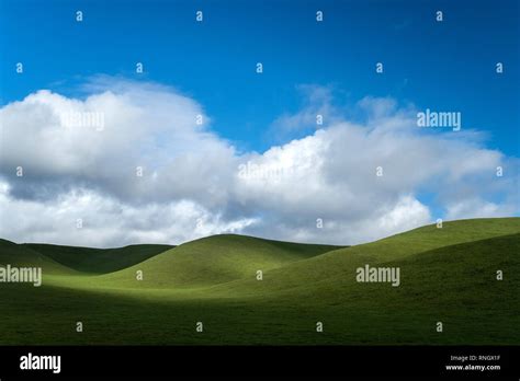 Abstract Rolling Hills Pasture Land Stock Photo Alamy