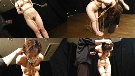 Lady Is Naked Tied And Dangled As Horny Man Toys Her Pussy RSK