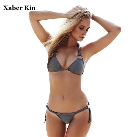 Sexy Thongs Women Bikini Sets Beach Wear Swimsuit Female Push Up Biquini Suits Women