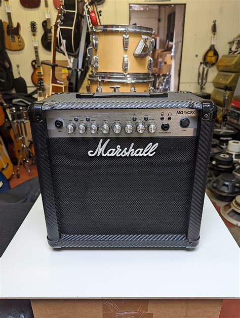 Super Clean! Marshall MG15CFX Guitar Combo Amplifier - | Reverb