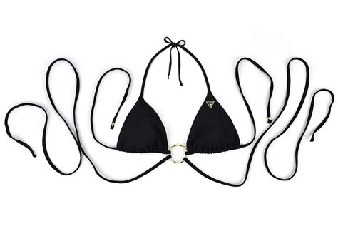 Μαγιό Τρίγωνο Bikini Top Guess E4GJ45 MC04R JBLK Μαύρο Eros