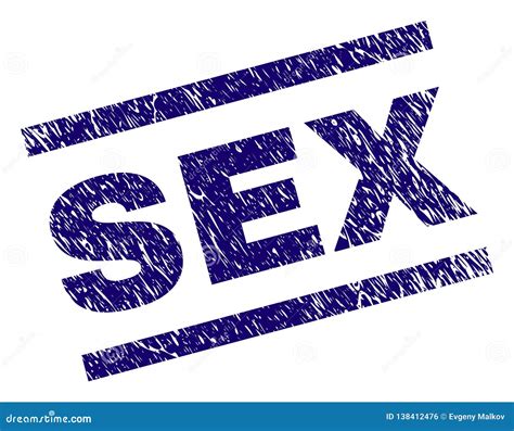Scratched Textured Sex Stamp Seal Stock Vector Illustration Of Distress Seal