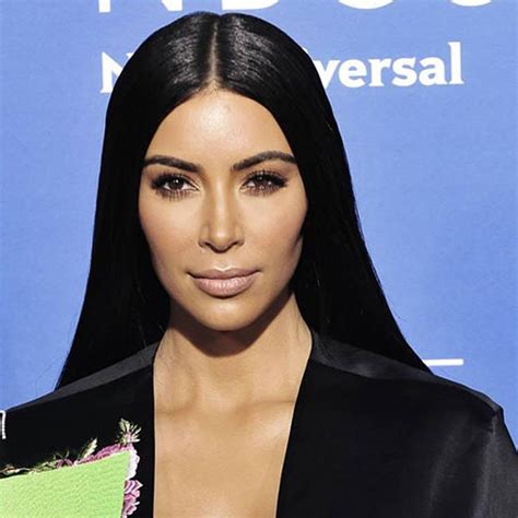 Kim Kardashian Hairstyles Straight